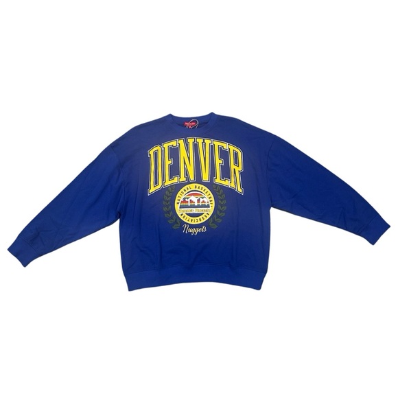 Women’s Mitchell and Ness Dallas Mavericks Pullover Crew Size Medium NWT - Picture 2 of 9
